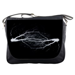 Flash-electricity-energy-current Messenger Bag by Jancukart