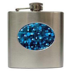 Smartphone-system-web-news Hip Flask (6 Oz)