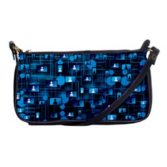 Smartphone-system-web-news Shoulder Clutch Bag