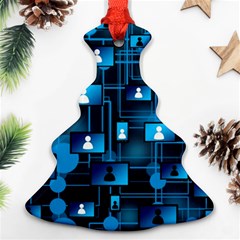 Smartphone-system-web-news Ornament (christmas Tree)  by Jancukart