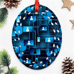 Smartphone-system-web-news Ornament (oval Filigree)