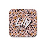 Terrazzo flooring art Drink Coaster (Square) Front