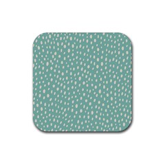 Tropical Polka Plants 5 Drink Coaster (square) by flowerland