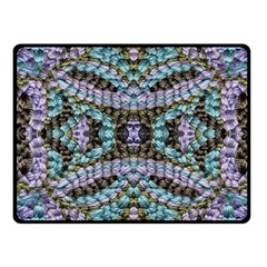 Pastels Repeats Fleece Blanket (small) by kaleidomarblingart