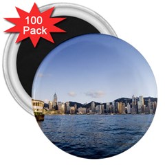 Hk Harbour 3  Magnet (100 Pack)