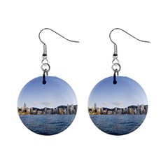 Hk Harbour 1  Button Earrings