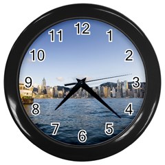 Hk Harbour Wall Clock (black)