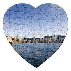 Hk Harbour Jigsaw Puzzle (heart) by swimsuitscccc