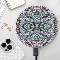 Pastels Repeats Wireless Charger by kaleidomarblingart