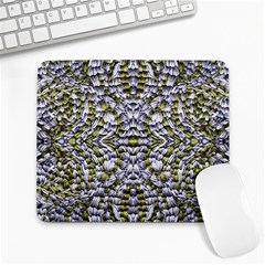 Acid Green Repeats I Large Mousepads by kaleidomarblingart