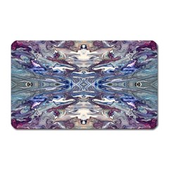 Abstract Pouring Magnet (rectangular) by kaleidomarblingart