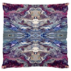 Abstract Pouring Large Cushion Case (two Sides) by kaleidomarblingart