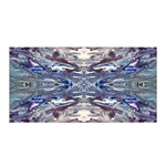 Abstract pouring Satin Wrap 35  x 70  Front