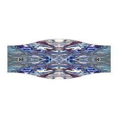 Abstract Pouring Stretchable Headband by kaleidomarblingart