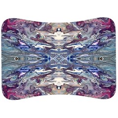 Abstract Pouring Velour Seat Head Rest Cushion by kaleidomarblingart