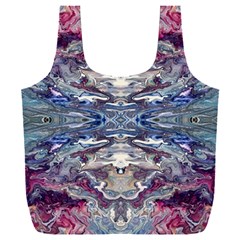 Abstract Pouring Full Print Recycle Bag (xxl) by kaleidomarblingart