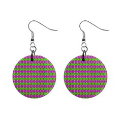 Alien Suit Mini Button Earrings