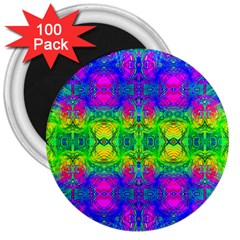 Color Me Happy 3  Magnets (100 Pack) by Thespacecampers