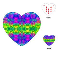 Color Me Happy Playing Cards Single Design (heart) by Thespacecampers