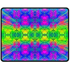 Color Me Happy Fleece Blanket (medium)  by Thespacecampers