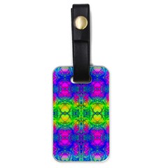 Color Me Happy Luggage Tag (one Side) by Thespacecampers