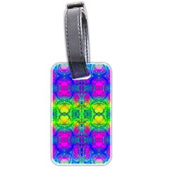 Color Me Happy Luggage Tag (two Sides) by Thespacecampers