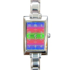 Visionary Rectangle Italian Charm Watch by Thespacecampers