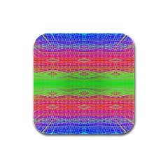 Visionary Rubber Square Coaster (4 Pack) by Thespacecampers