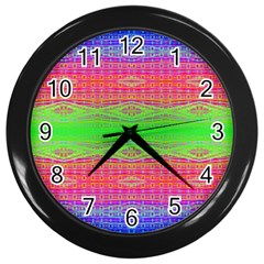 Visionary Wall Clock (black) by Thespacecampers