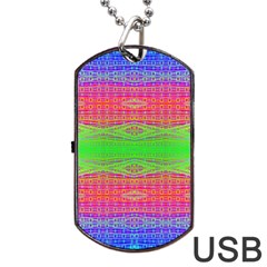 Visionary Dog Tag Usb Flash (two Sides) by Thespacecampers