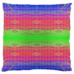 Visionary Large Flano Cushion Case (one Side)