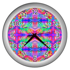 Deep Space 333 Wall Clock (silver) by Thespacecampers