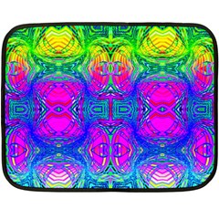 Liquid Rainbows Double Sided Fleece Blanket (mini)  by Thespacecampers