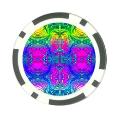 Liquid Rainbows Poker Chip Card Guard (10 Pack) by Thespacecampers