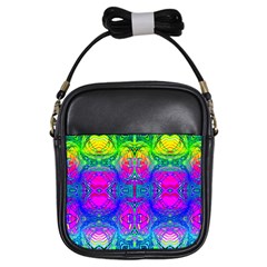 Liquid Rainbows Girls Sling Bag by Thespacecampers