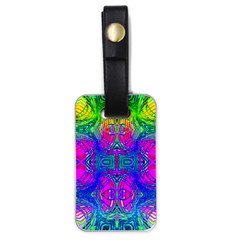 Liquid Rainbows Luggage Tag (one Side) by Thespacecampers