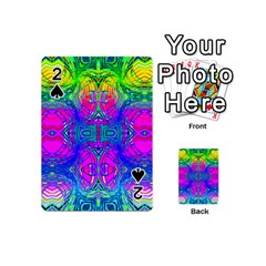 Liquid Rainbows Playing Cards 54 Designs (mini) by Thespacecampers