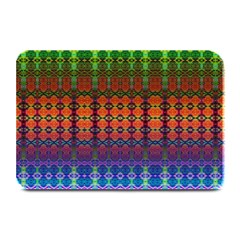 Fractaled Pixels Plate Mats by Thespacecampers