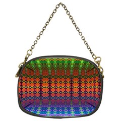 Fractaled Pixels Chain Purse (two Sides) by Thespacecampers