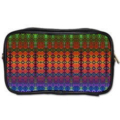 Fractaled Pixels Toiletries Bag (two Sides) by Thespacecampers