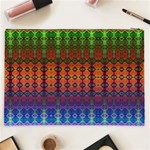 Fractaled Pixels Cosmetic Bag (XXL) Back