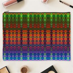 Fractaled Pixels Cosmetic Bag (xxxl) by Thespacecampers