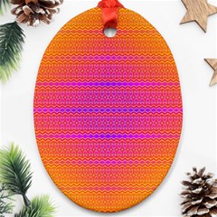 Sunrise Destiny Oval Ornament (two Sides) by Thespacecampers