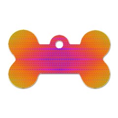 Sunrise Destiny Dog Tag Bone (one Side) by Thespacecampers