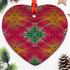 Cheetah Dreams Ornament (Heart)