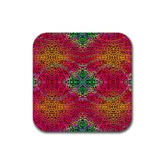 Cheetah Dreams Rubber Coaster (square) by Thespacecampers