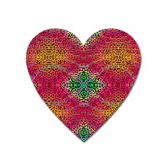 Cheetah Dreams Heart Magnet