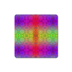 Mirrored Energy Square Magnet by Thespacecampers