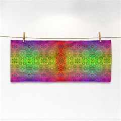 Mirrored Energy Hand Towel by Thespacecampers