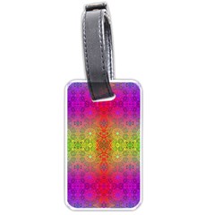 Mirrored Energy Luggage Tag (one Side) by Thespacecampers